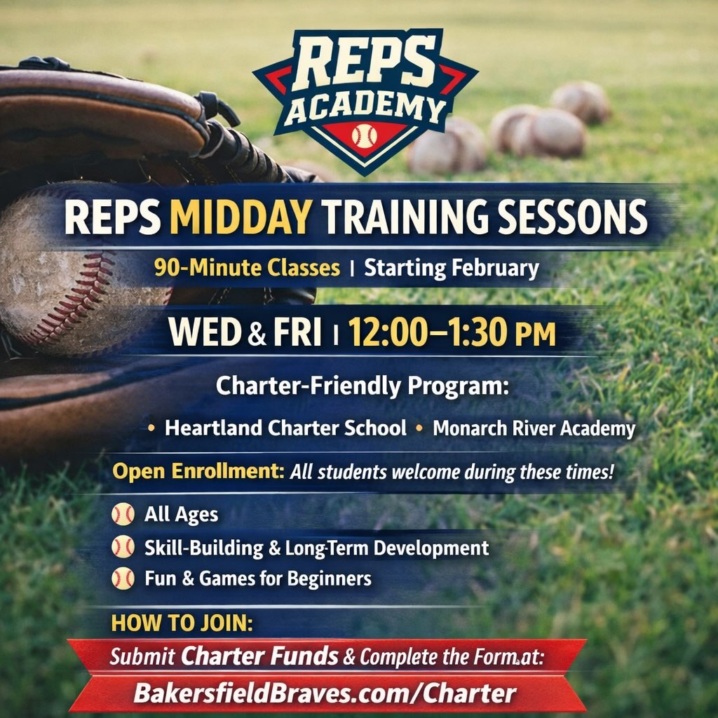 Bakersfield - REPS is back ⚾️🔥 Midday REPS classes are now open—great ...