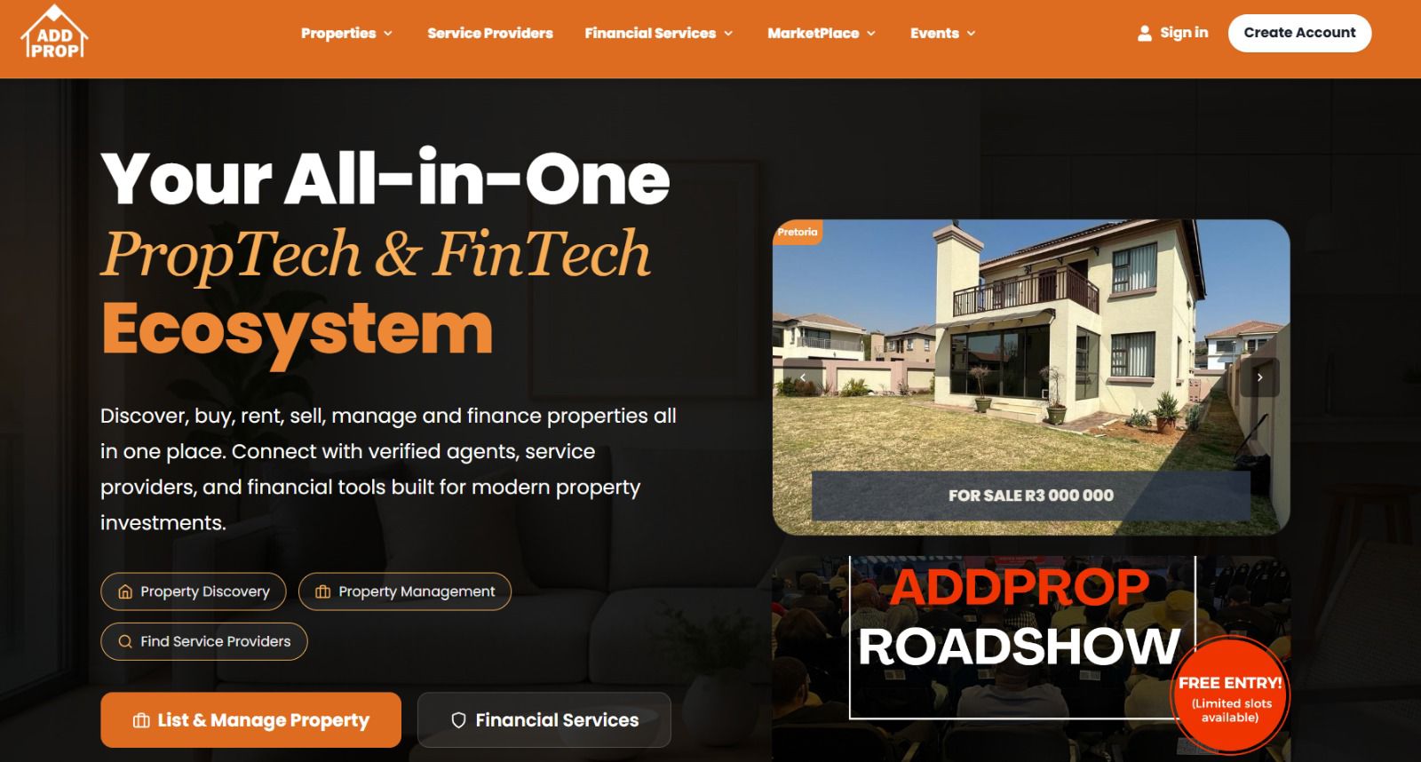 AddProp | Johannesburg