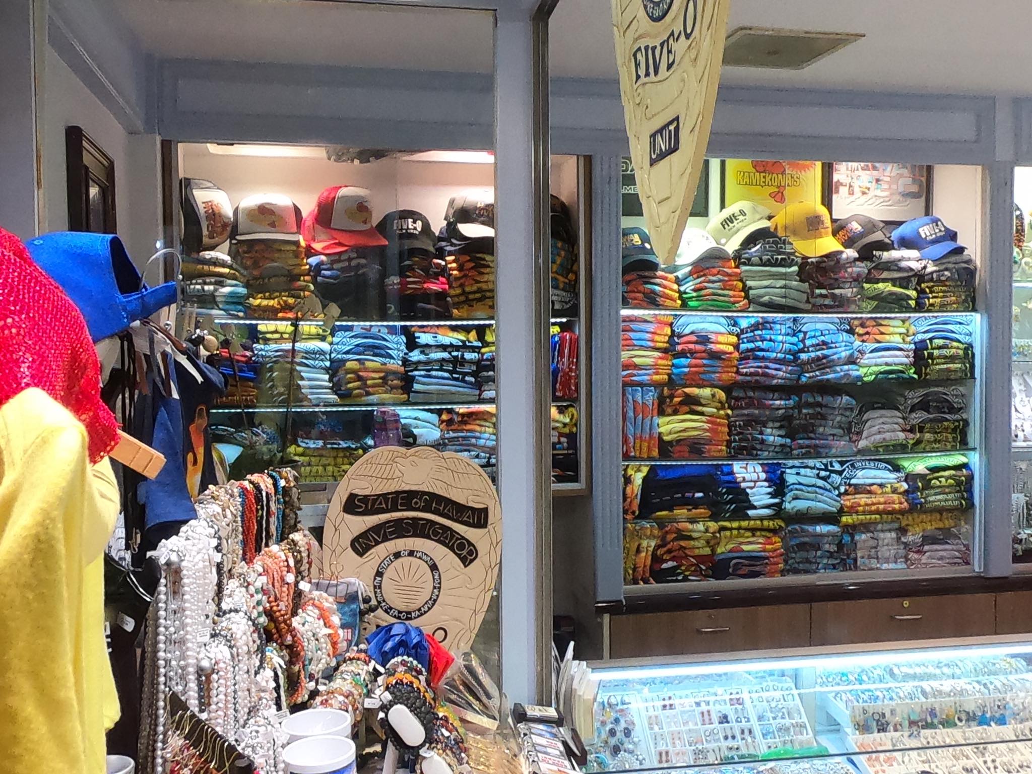 Hawaii Five-0 merchandise at Hilton Hawaiian Village