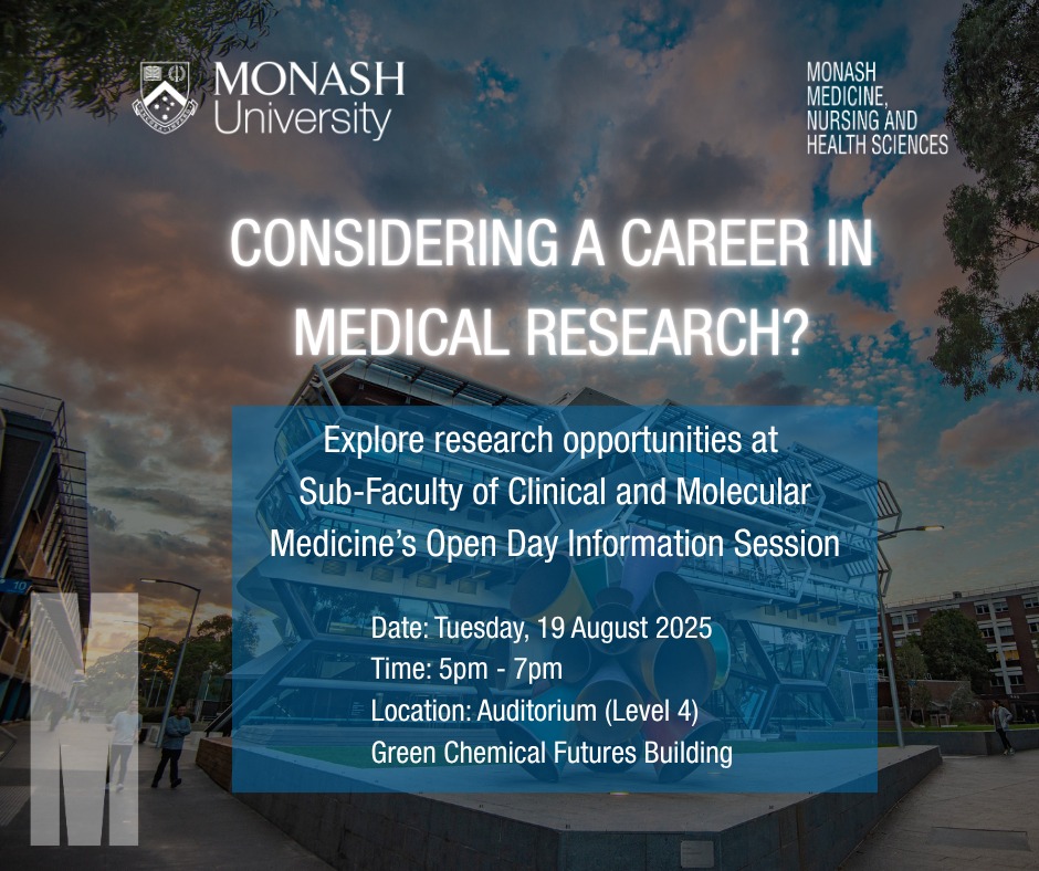 Monash Medicine, Nursing and Health Sciences | Melbourne VIC