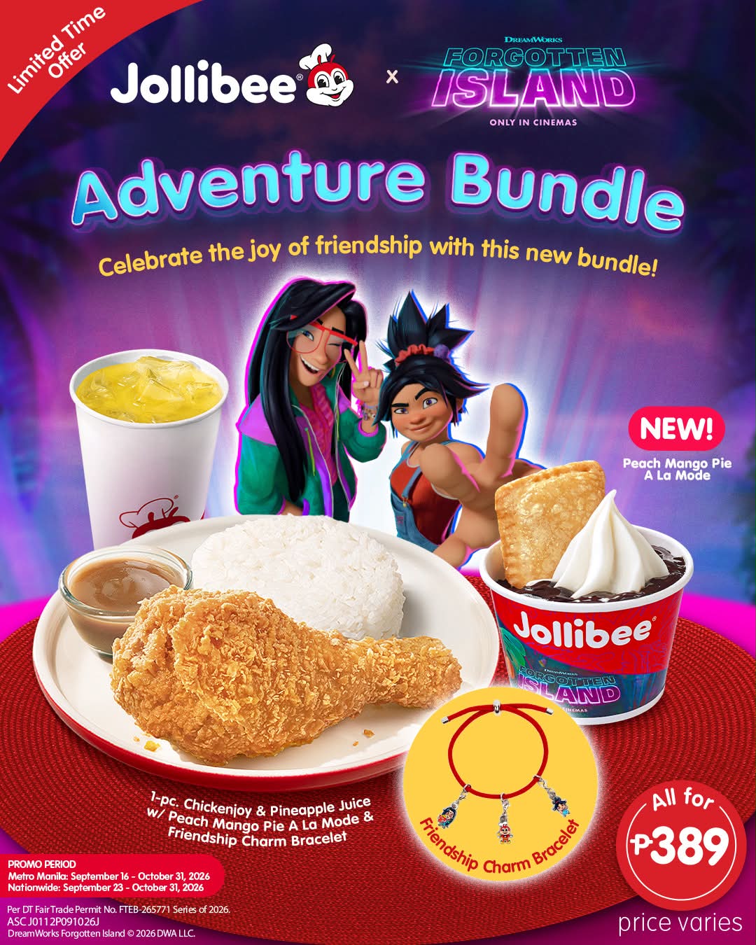 Celebrate the joy of friendship with the all-new Jollibee x