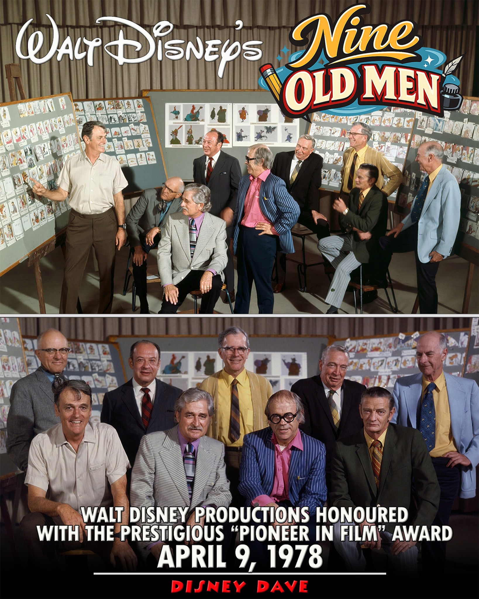 On this day in 1978, Disney's greatest animators received a rare