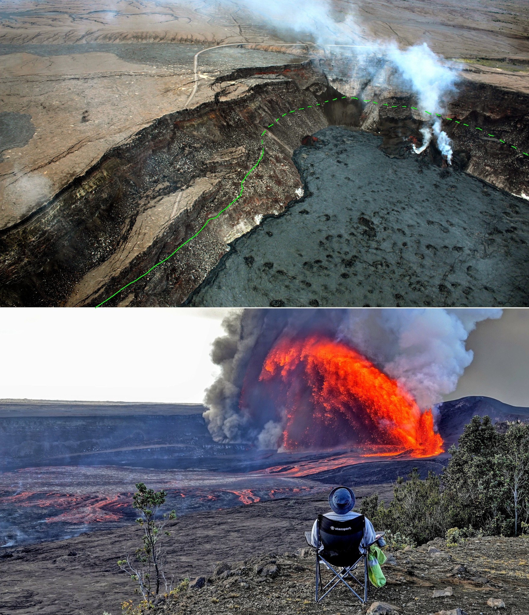 Volcano - Many of us (eruption addicts) look to the piece of Crater Rim ...