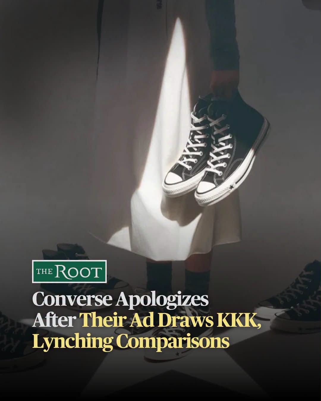 Converse is responding after a recent sneaker campaign sparked
