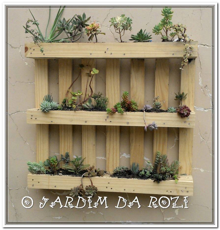 Palete De Jardinagem Vertical Ideias Para Criar Um Jardim Vertical Com