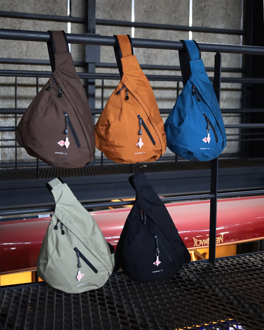 Rhone 14 ショルダーポーチ ダントンショルダーナイロン DANTON