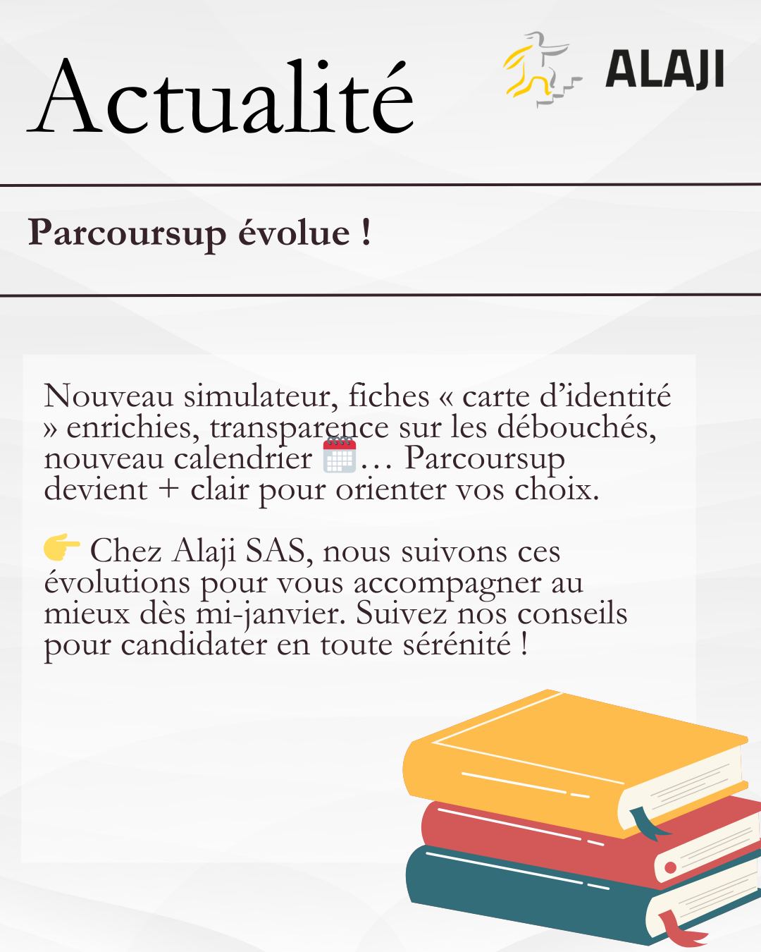 ALAJI Organisme - 🎯 Actualité – Parcoursup 2026 :... | Facebook
