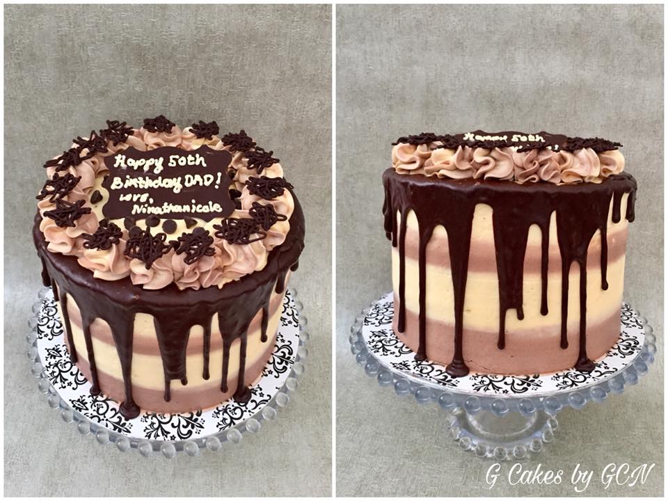 G Cakes by GCN - 🍫🍰 Triple Layer Chocolate Drip Cake 🍰🍫