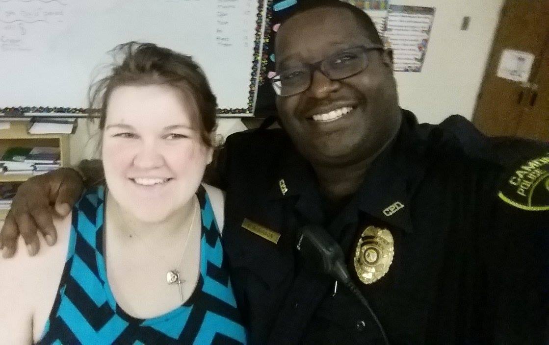 City - POLICE WEEK - PHOTO with a COP!!! Thank you to the Staff at ...