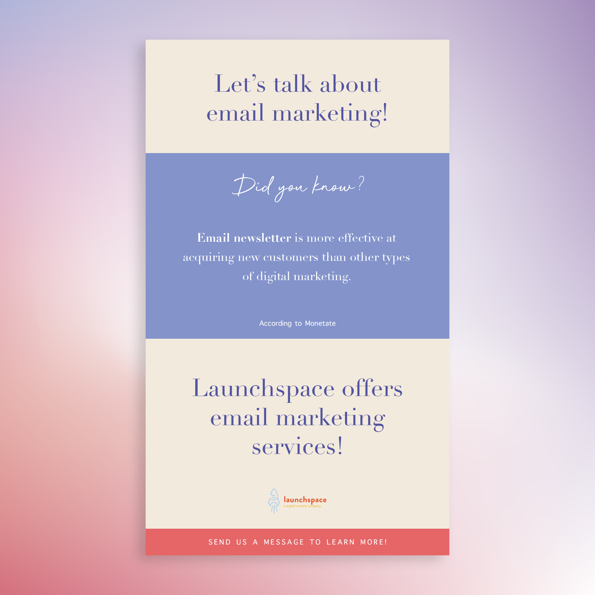 Launchspace - 💌 New Email from Launchspace Send email... | Facebook