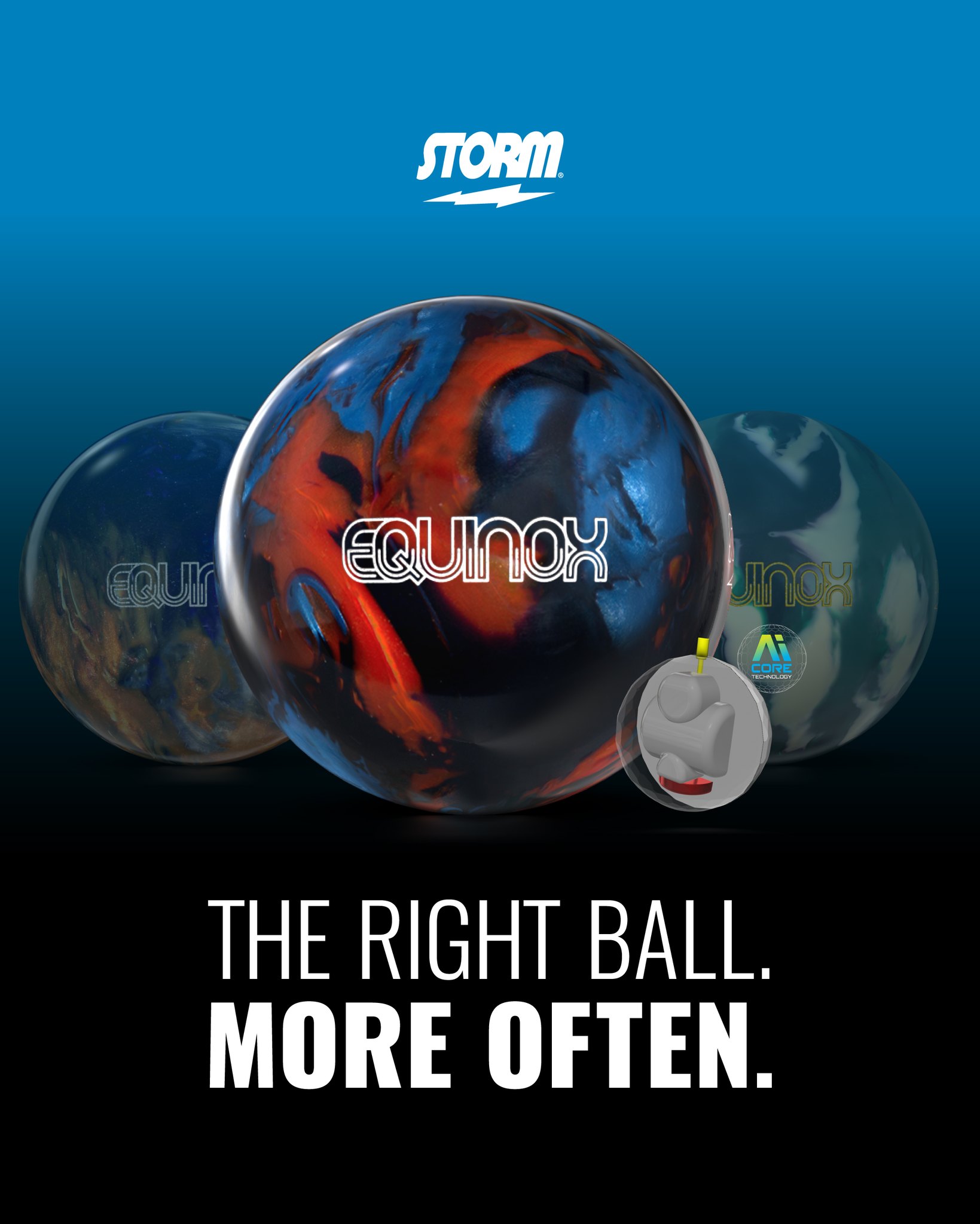 The EquinoX Hybrid. The Right Ball. More Often. ⚡️🌗 Available 9