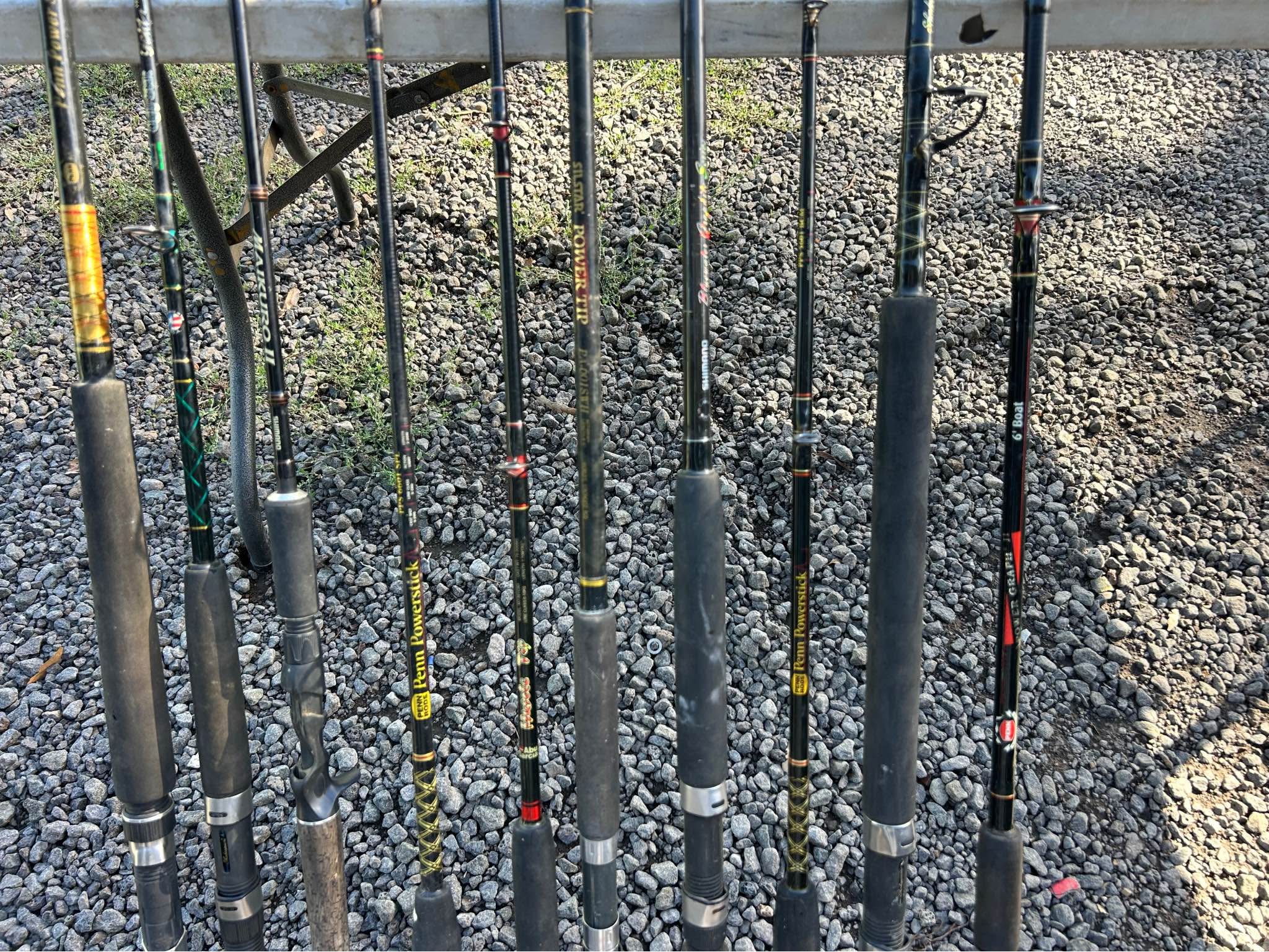 Fishing Rods - Penn - Shakespeare - Abu Garcia - Silstar - Wind Chimes ...