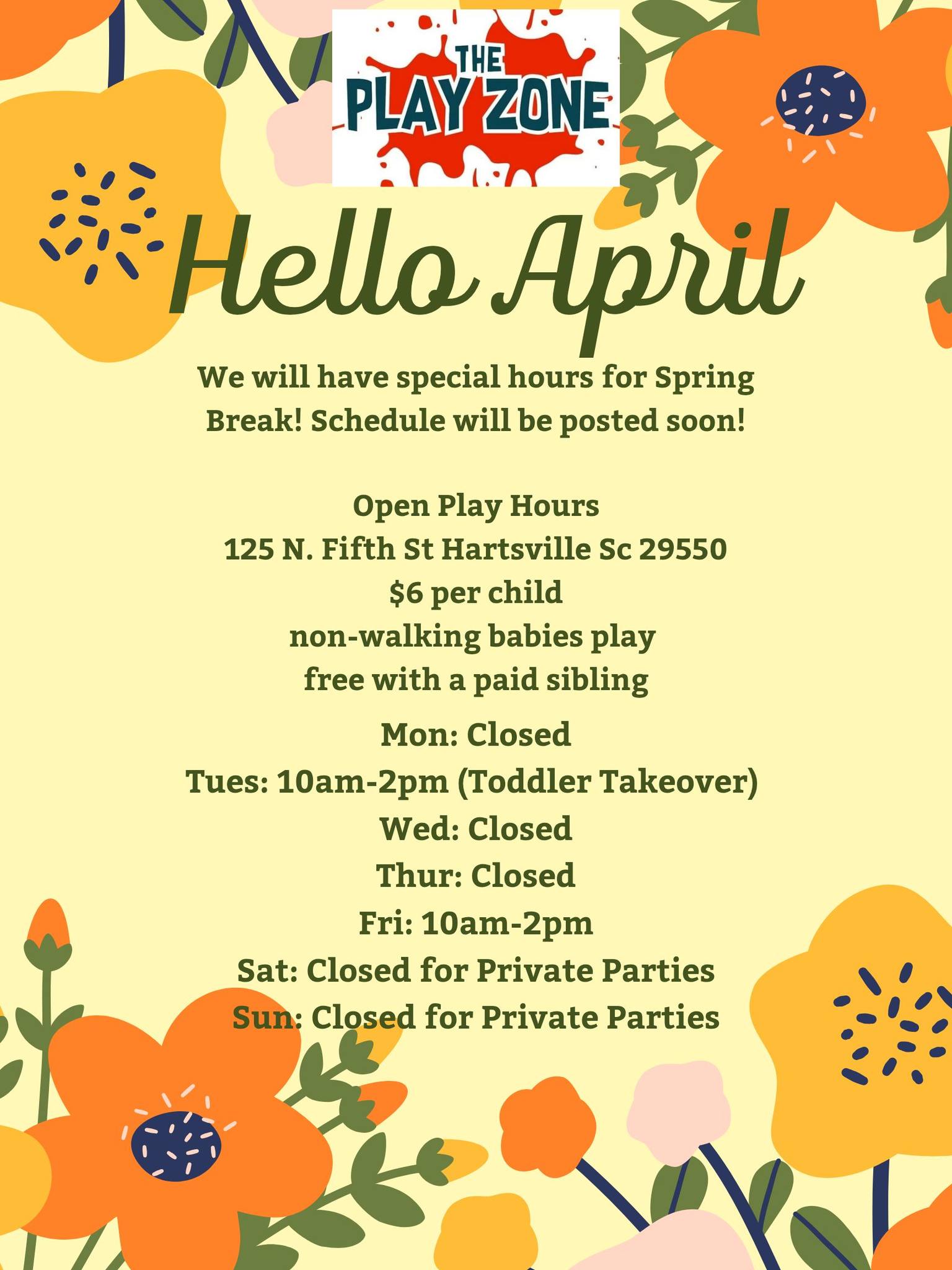 The Play Zone | Hartsville SC