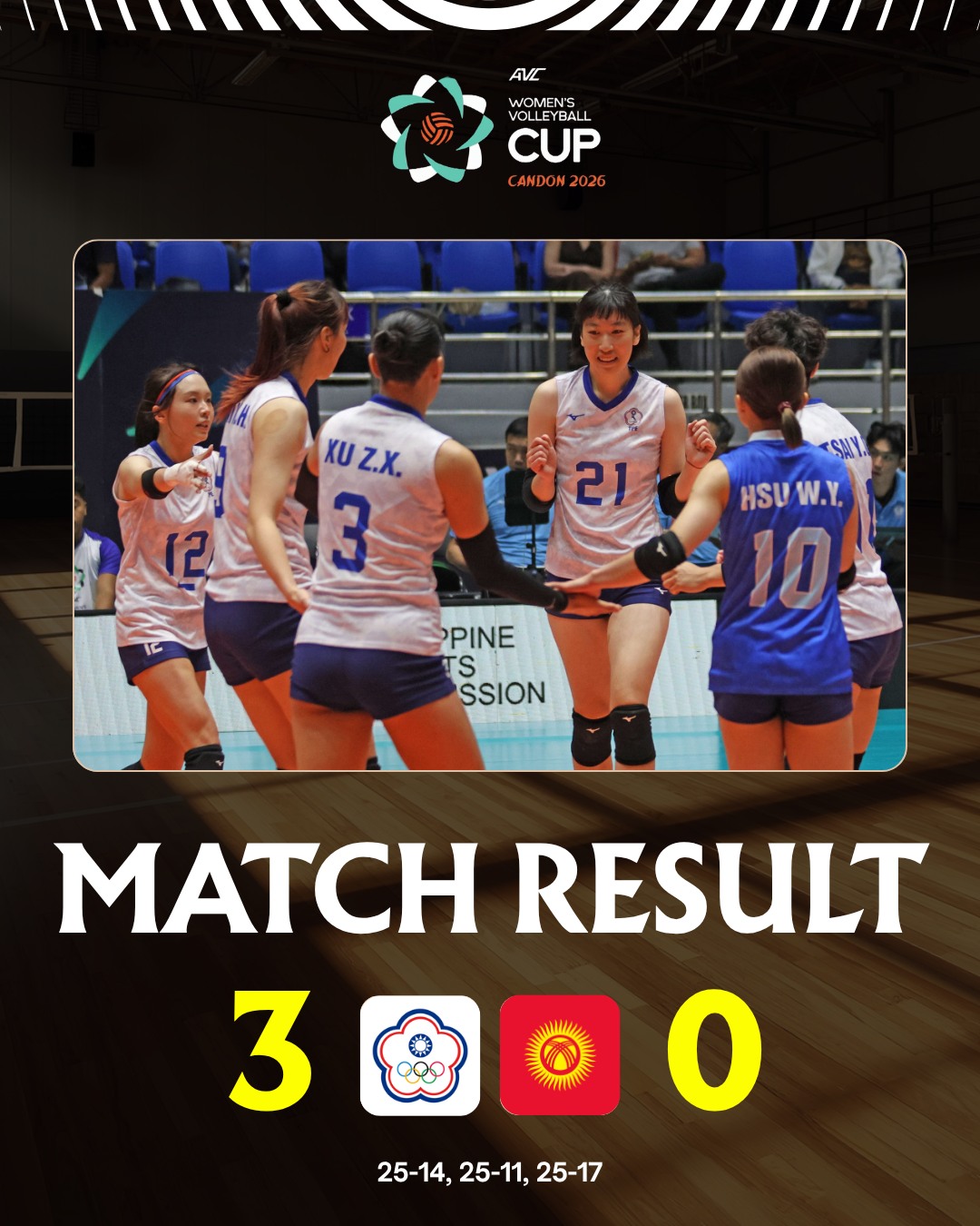 Volleyball - Day 2 Match June 7, 2026 Chinese Taipei vs Kyrgzstan