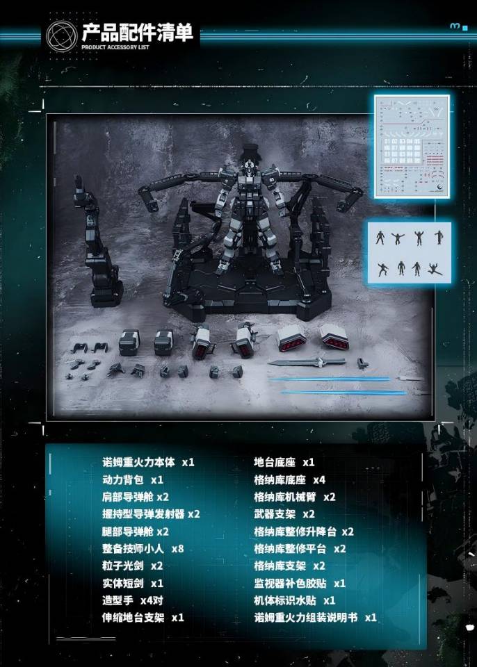 新品情報> 乖乖模玩雷霆嘎巴【2IN1】 1/100多色拼装模型双机体套装产品