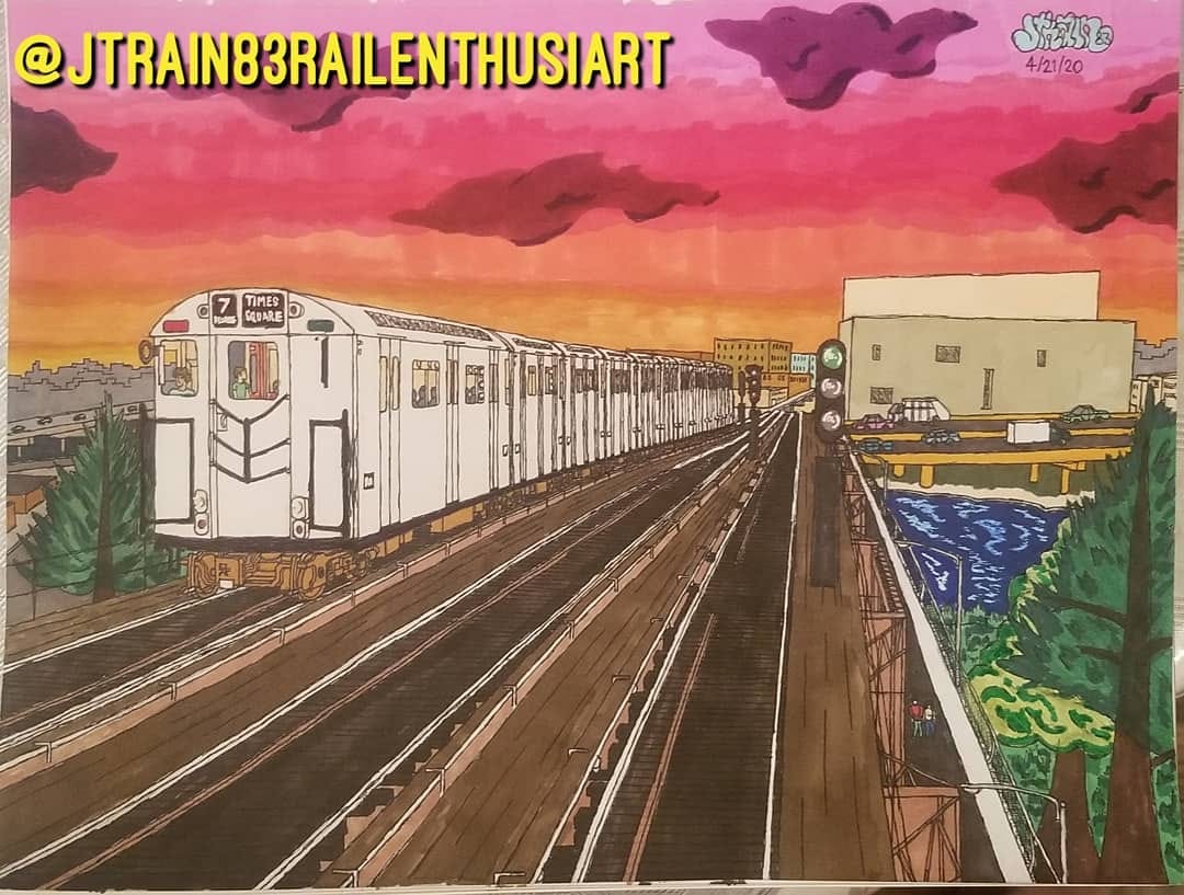 The Railenthusi-Artist - A newly completed and beautiful piece. I title ...