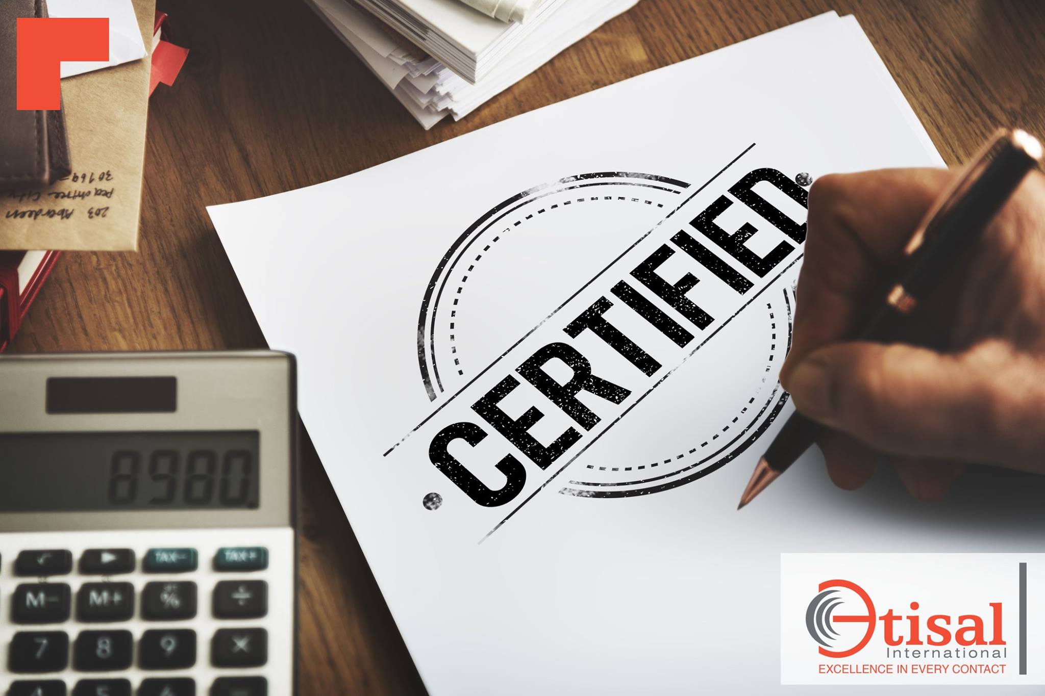 ETISAL - Considered the highest customer operation certificate ...