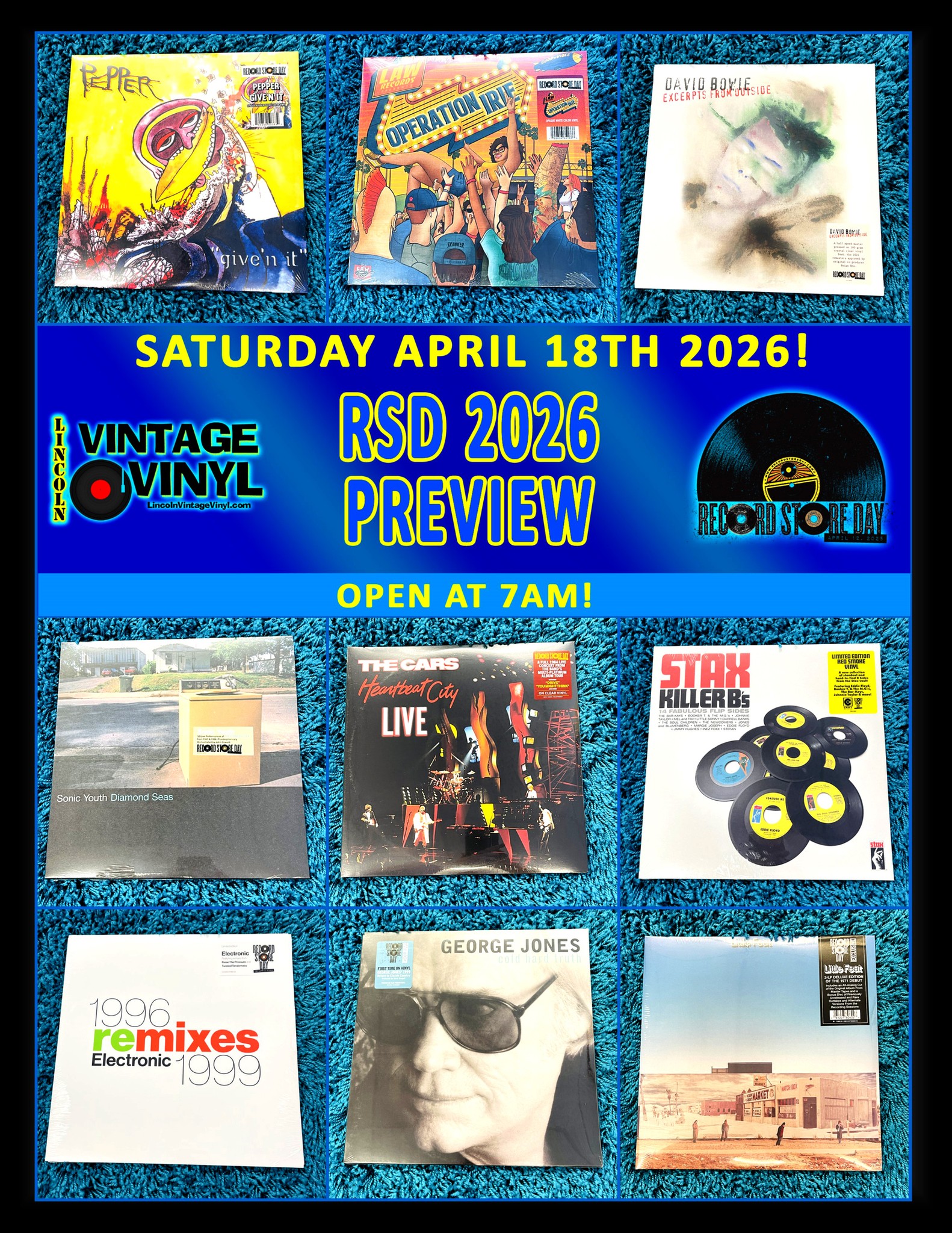 Record Store Day 2026 Photo Preview 2! Record Store Day is 