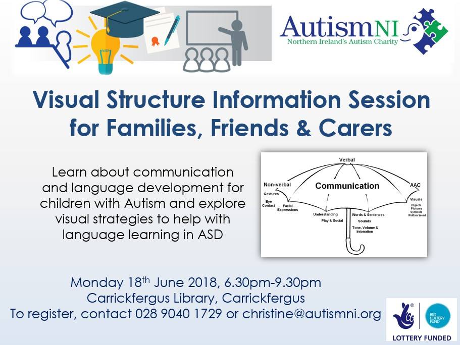 Autism NI - FREE VISUAL STRUCTURE INFORMATION SESSION... | Facebook