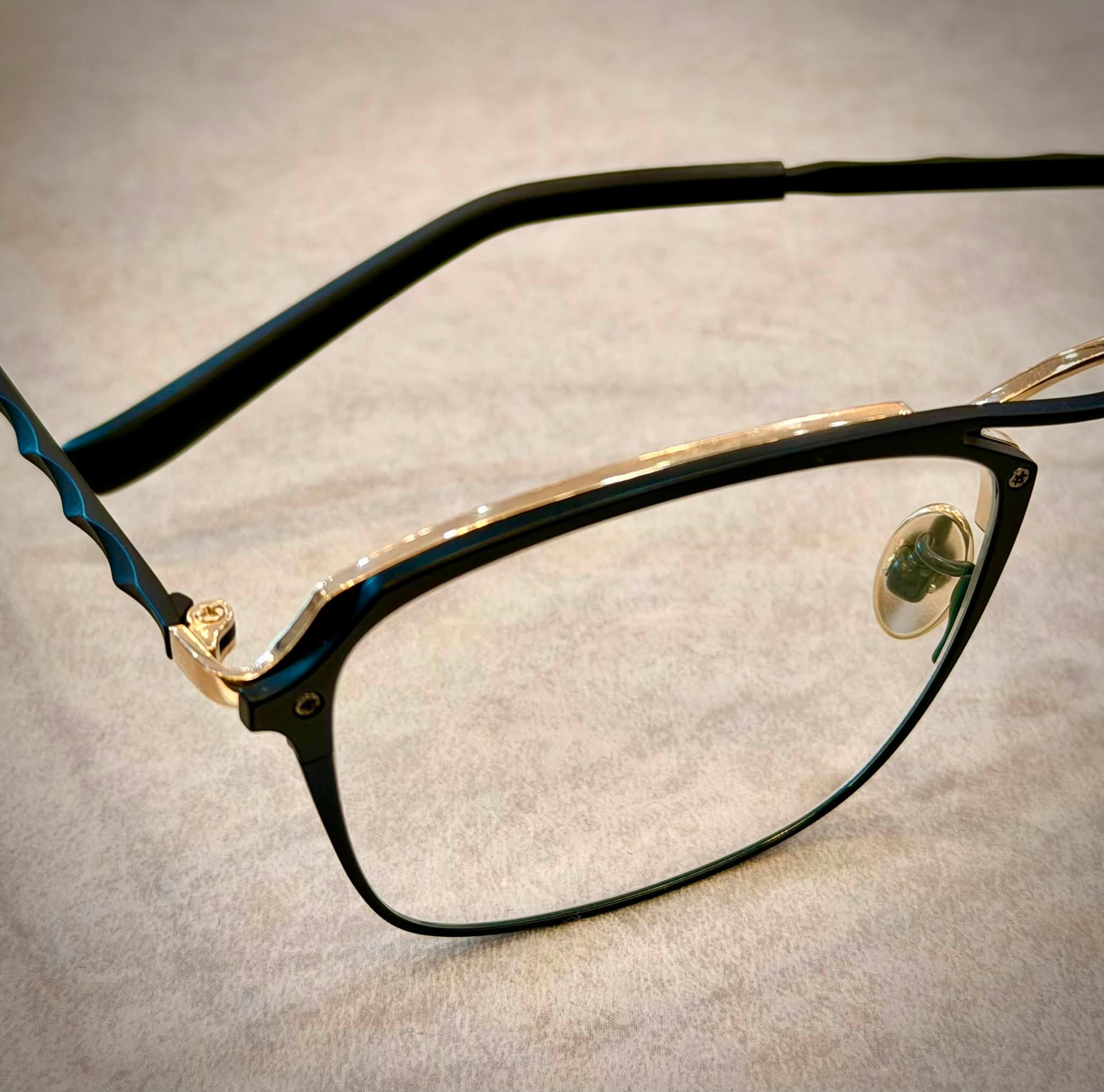 金子眼鏡-KC53-BK，少量到著#金子眼鏡#YEN形品眼鏡#Handmade #手造