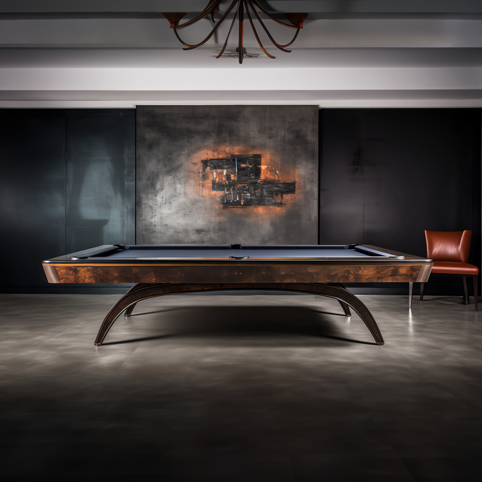 Brandt - A Masterpiece of Elegance This stunning pool table is designed ...