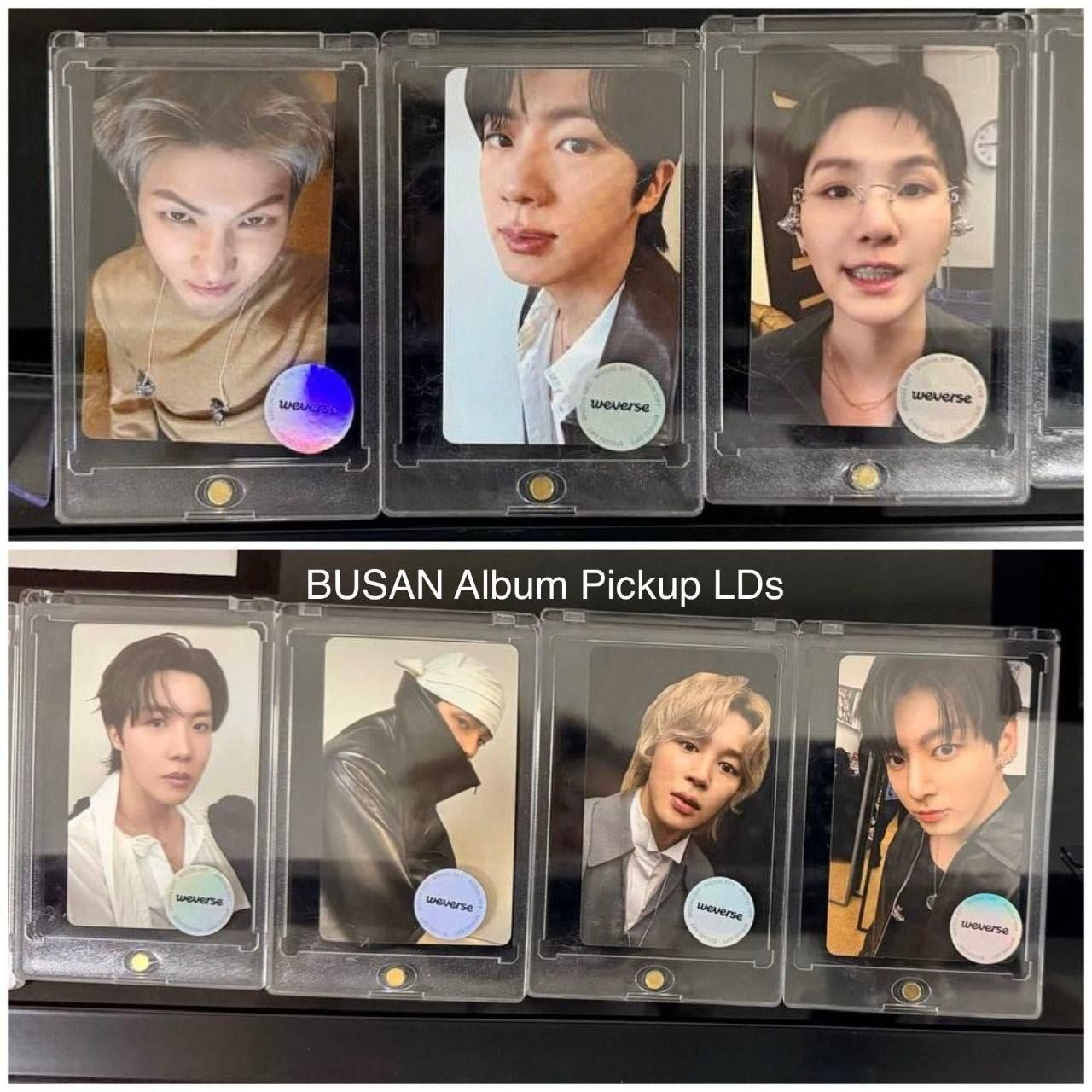BTS exclusive photo cards with Busan album