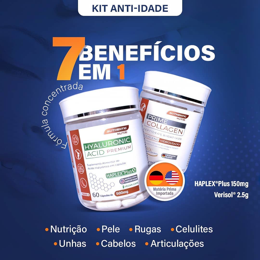 Authentic Nutri - O Kit Anti-idade Authentic Nutri é...