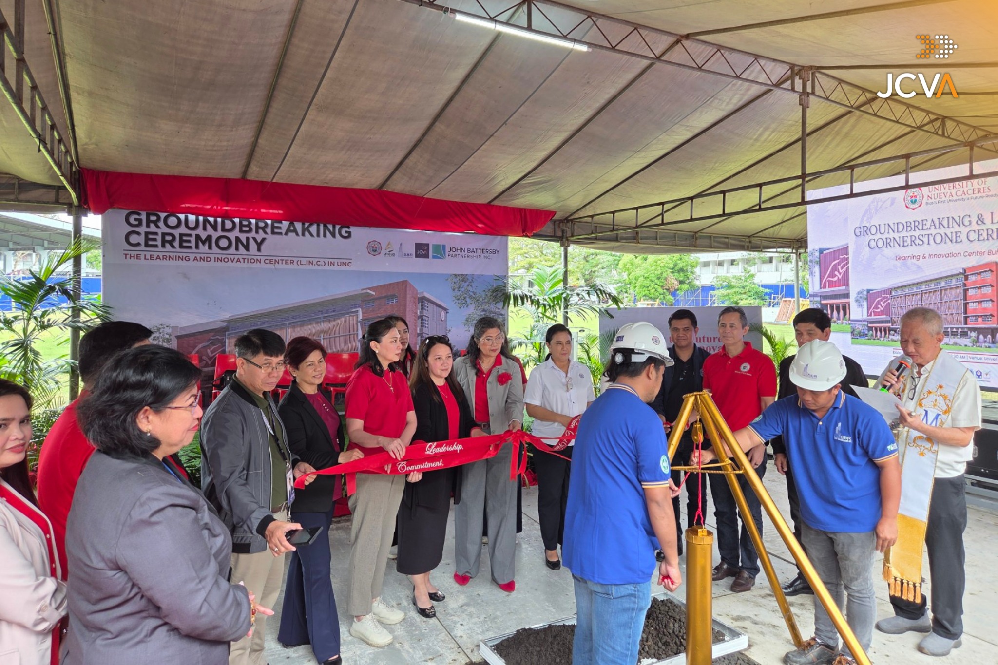 JCVA - Groundbreaking Ceremony with Mayor Leni Robredo! 🫰... | Facebook