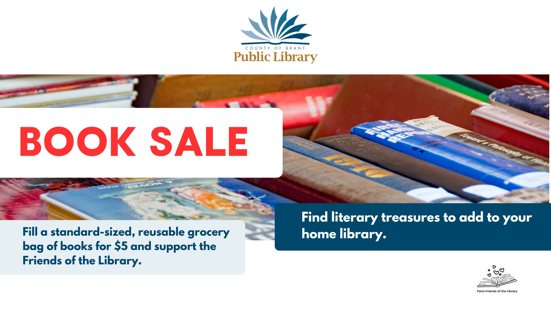 Book Sale (Friends of the Library Spring Book Sale)