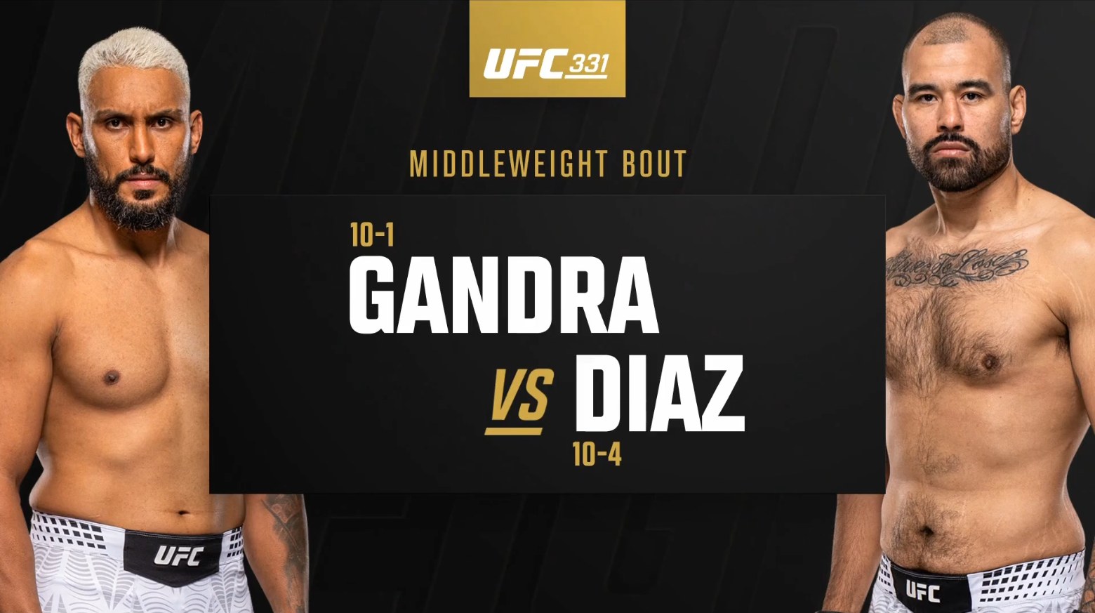 UFC331 Fight 4: Ryan Gandra (10-1) vs. Ozzy Diaz (10-4) is up now
