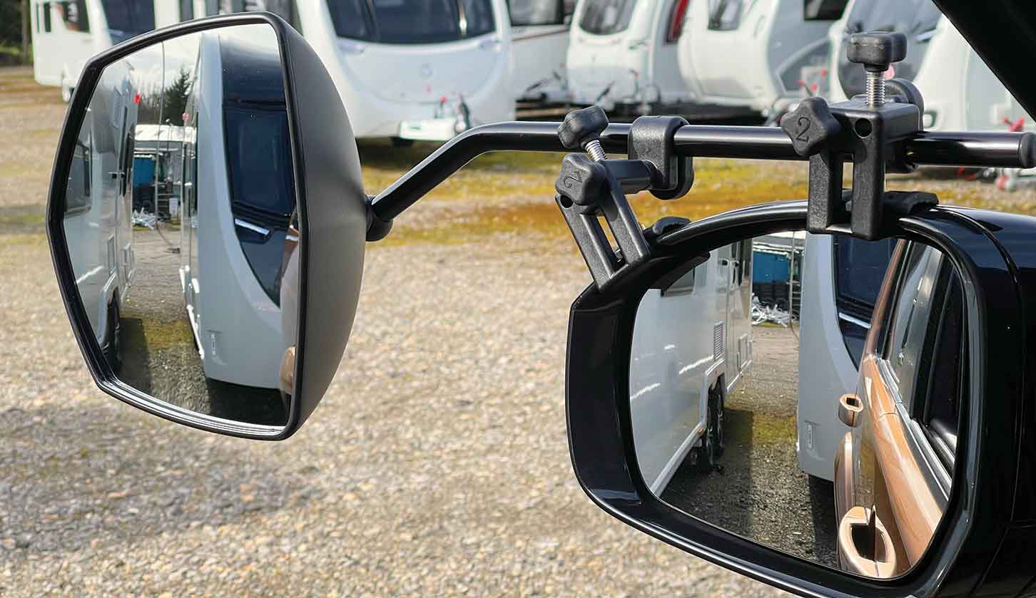 Practical - Extension mirrors allow you to tow safely and legally ...