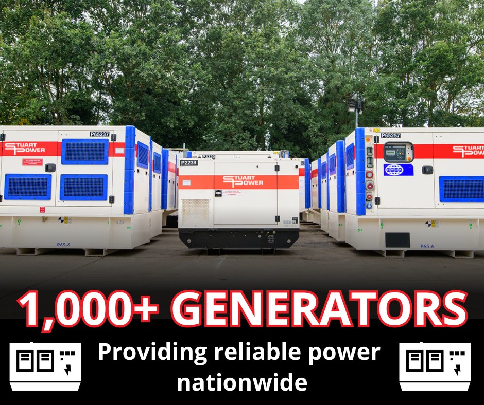 Stuart - Our generator fleet consists of over 1,000 units nationwide ...