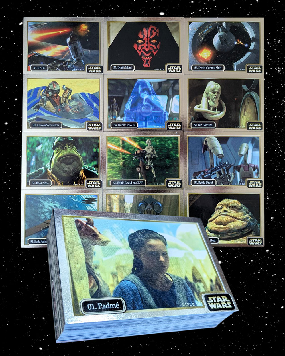 1999 Star Wars Episode 1 trading cards by Ikon Collectables