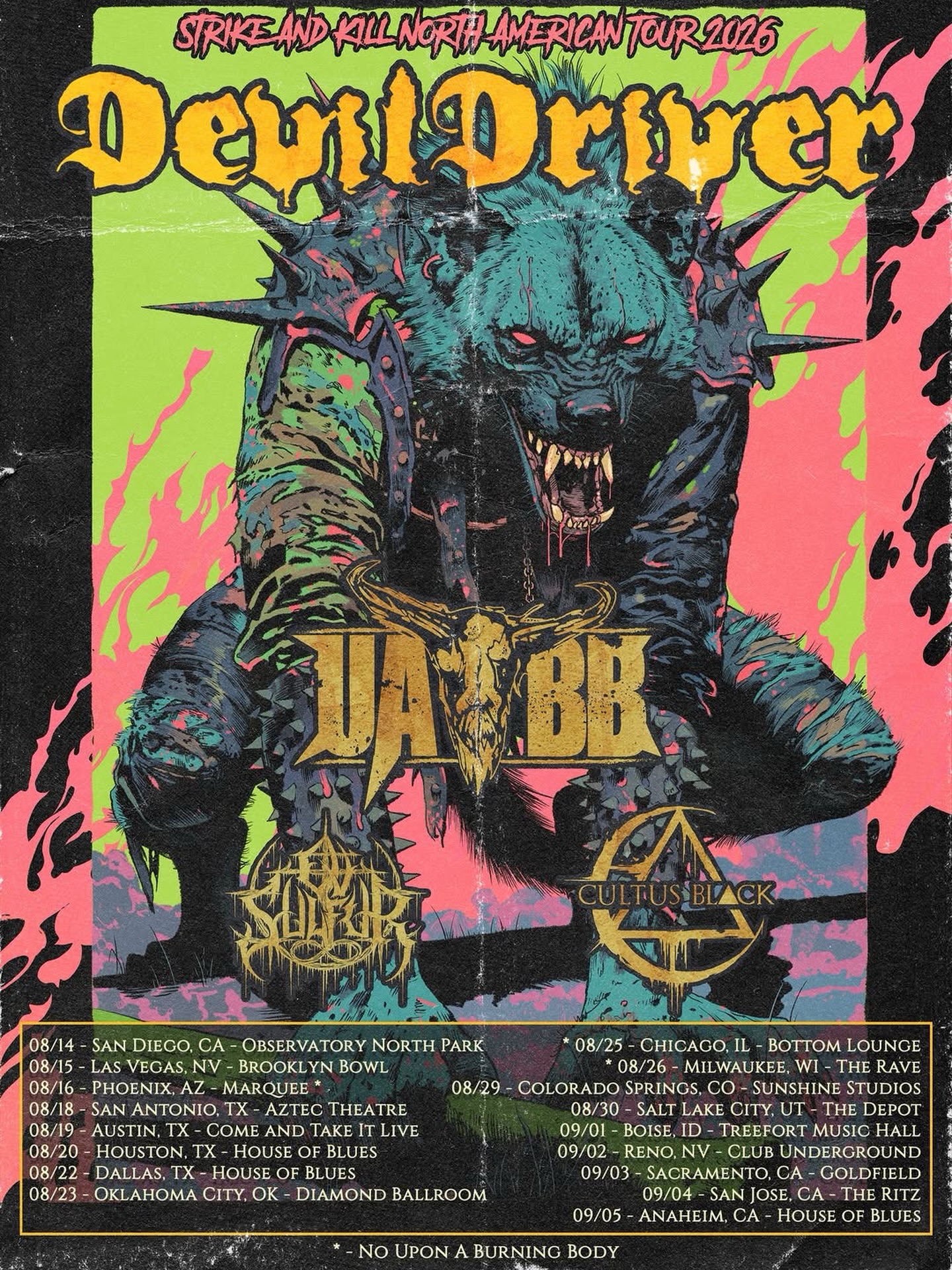 Get tickets for our upcoming tour at 🎫 DevilDriver.com! We're
