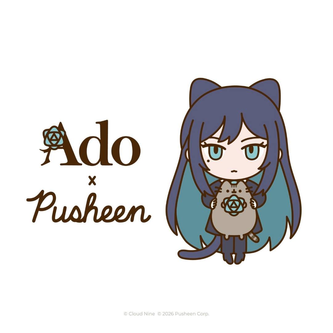 R*☆様 Ado プシーン 🐱💙 BIG. NEWS. Ado 🤝 Pusheen. An exclusive Ado x Pusheen merch
