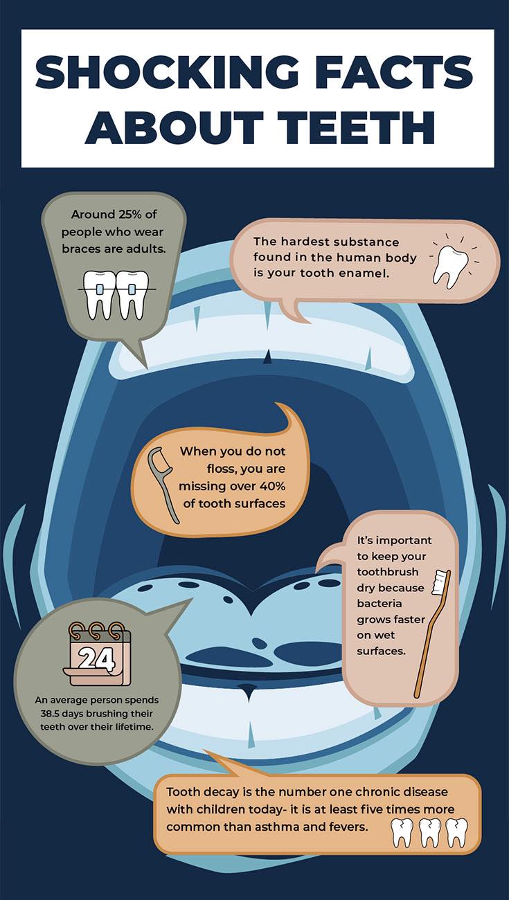 🦷 Shocking tooth facts you... - South Main Dental - Pontotoc | Facebook