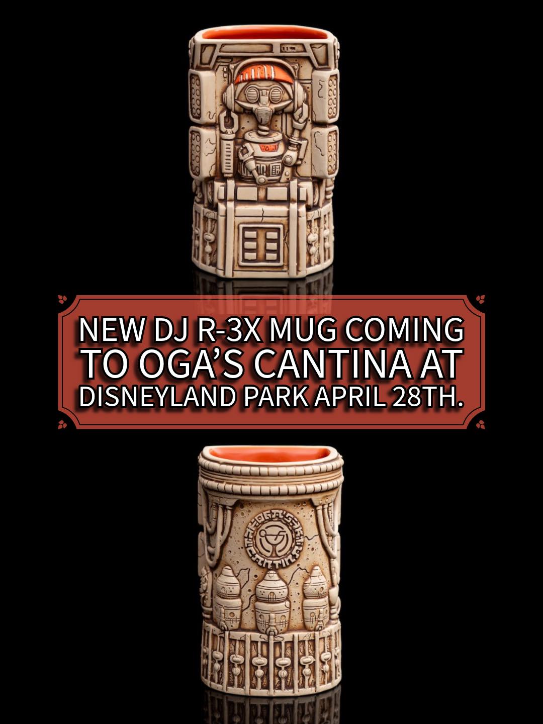 The Corellian Spike Cold Brew with the DJ R3X Mug at Oga's Cantina