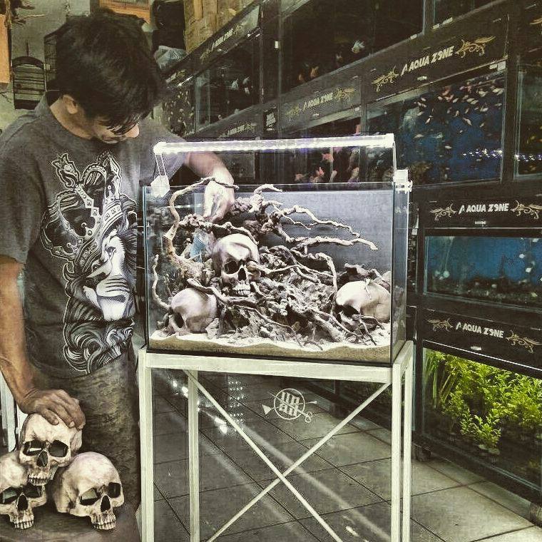 Tiga Nyawa 🤺 Hardscape work by Herry... - Aquazone Aquarium