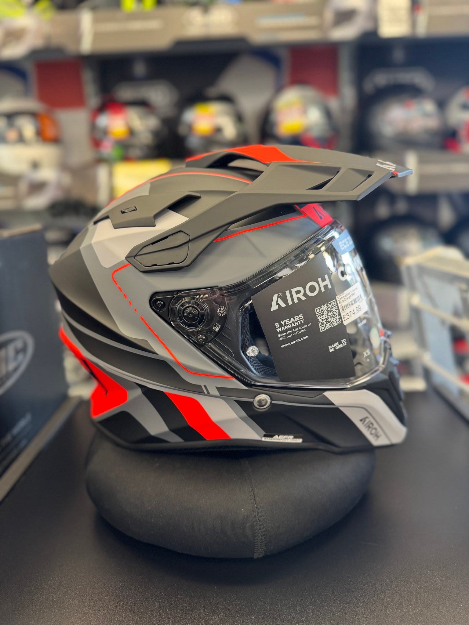 airoh adventure helmet nz Twist 3 Lock System Airoh Commander 2 Adventure Helmet