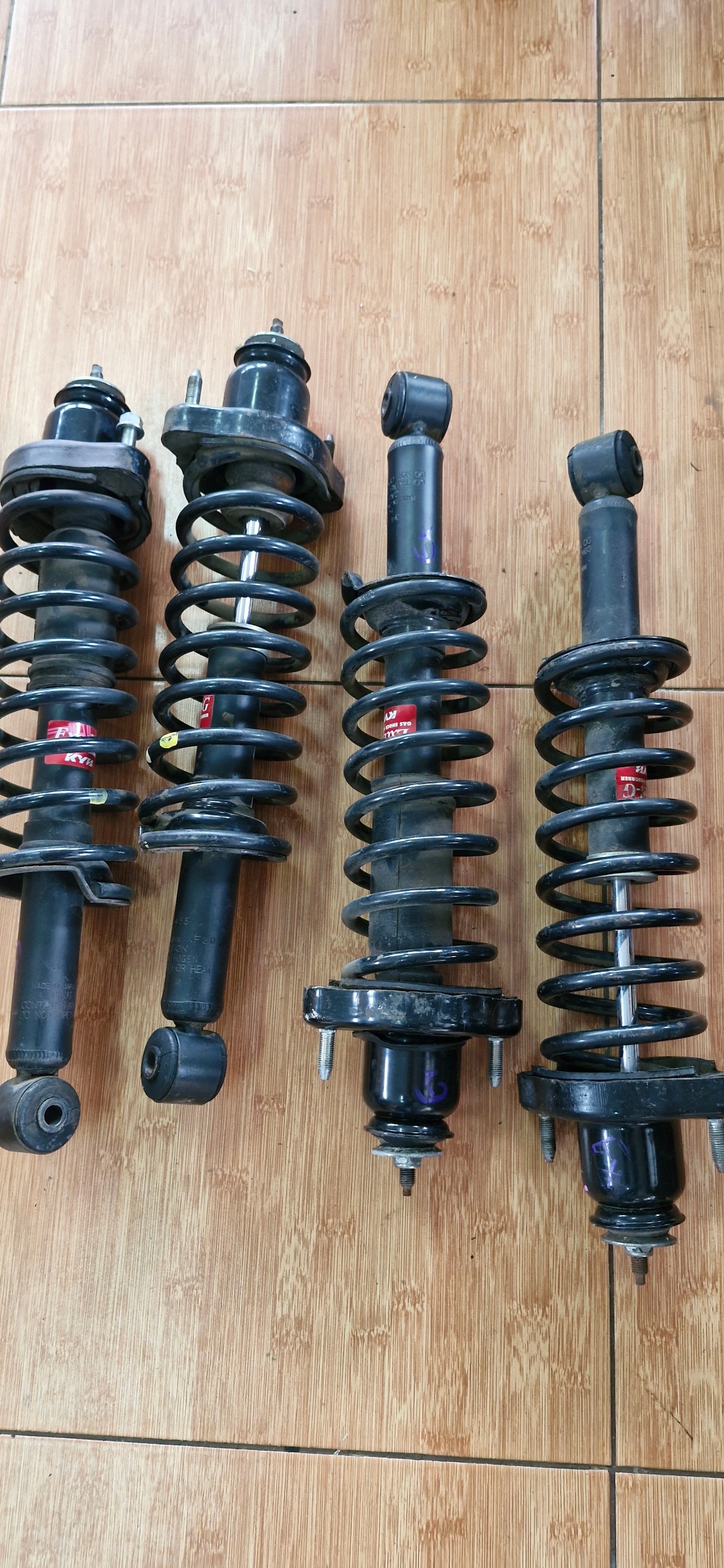 Complete Front + Rear Shock Absorber Set For 2008-2014 Lancer ES, DE, GT, SE – Direct Fit