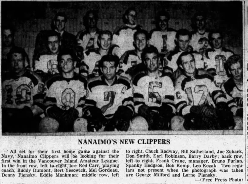 Nanaimoページ Nanaimo book from 1944 with Cathedral Grove photo