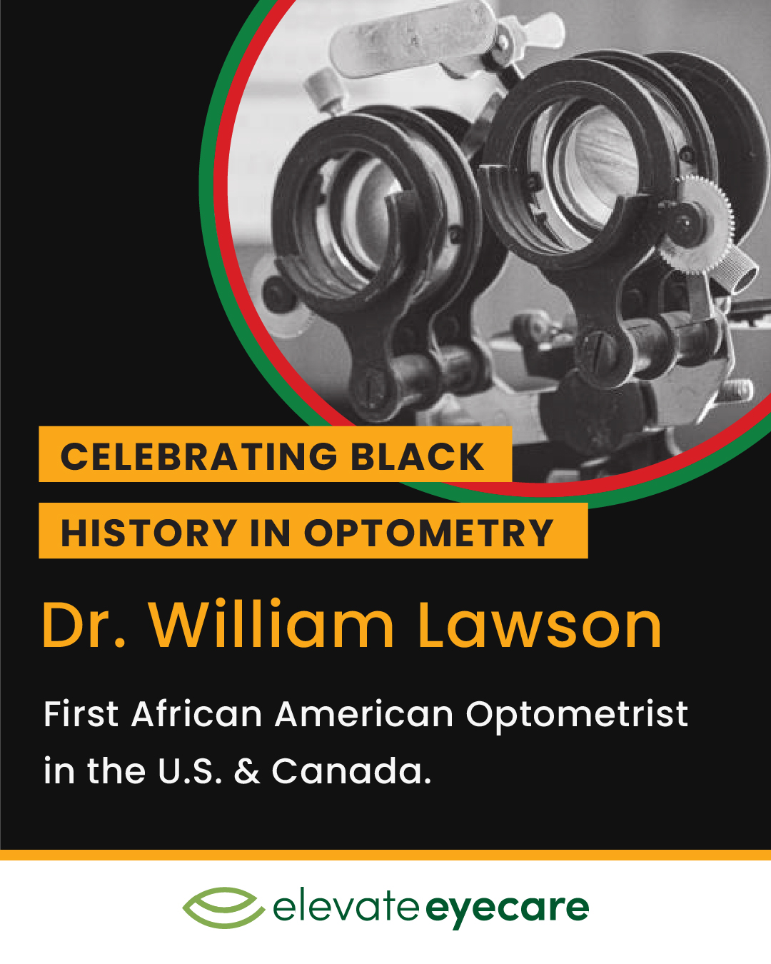Family - Honoring Dr. William Lawson, a true pioneer in optometry. 🖤 Dr ...