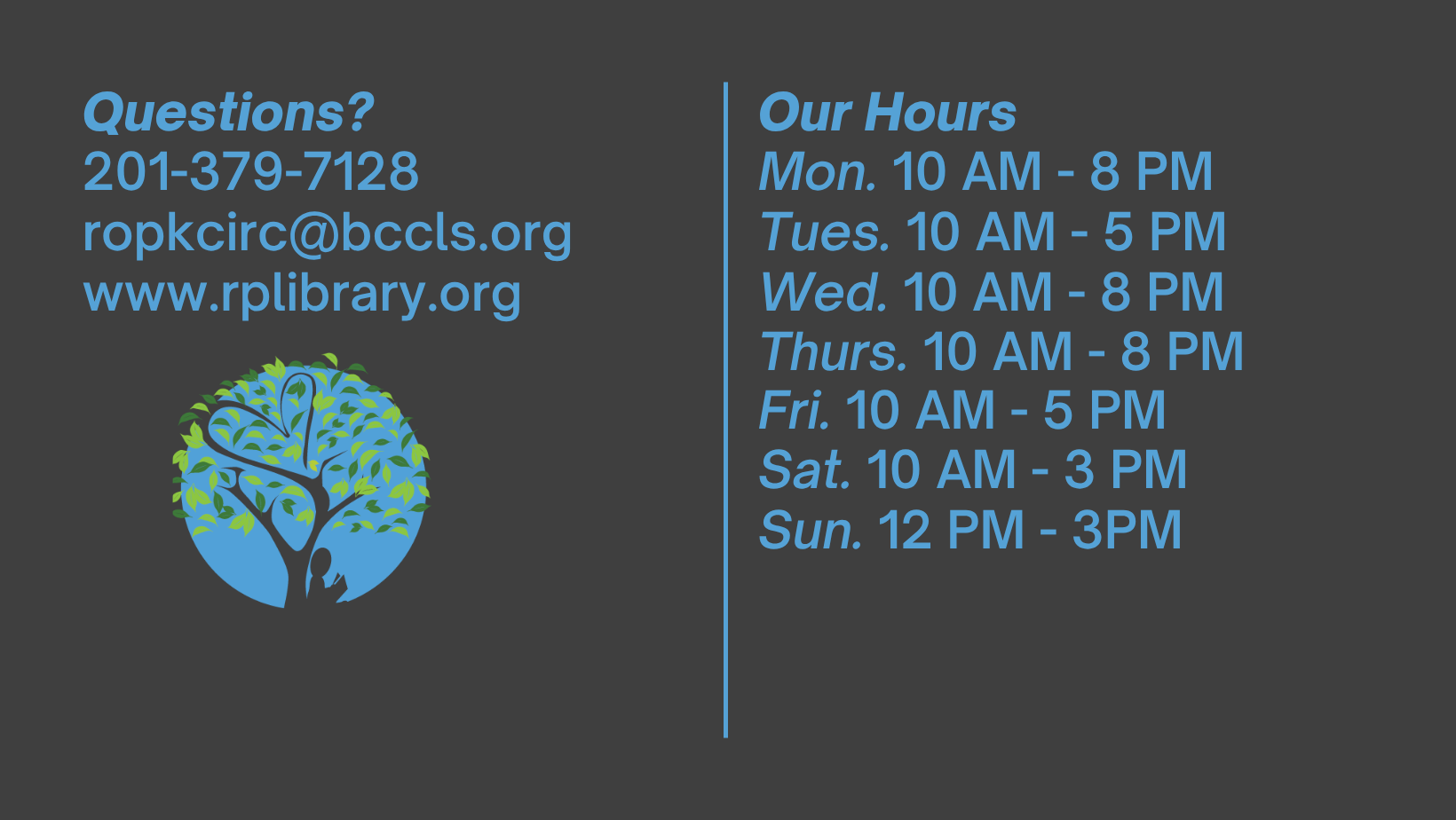 🎉... - Richard A. Mola Public Library - Elmwood Park, NJ | Facebook