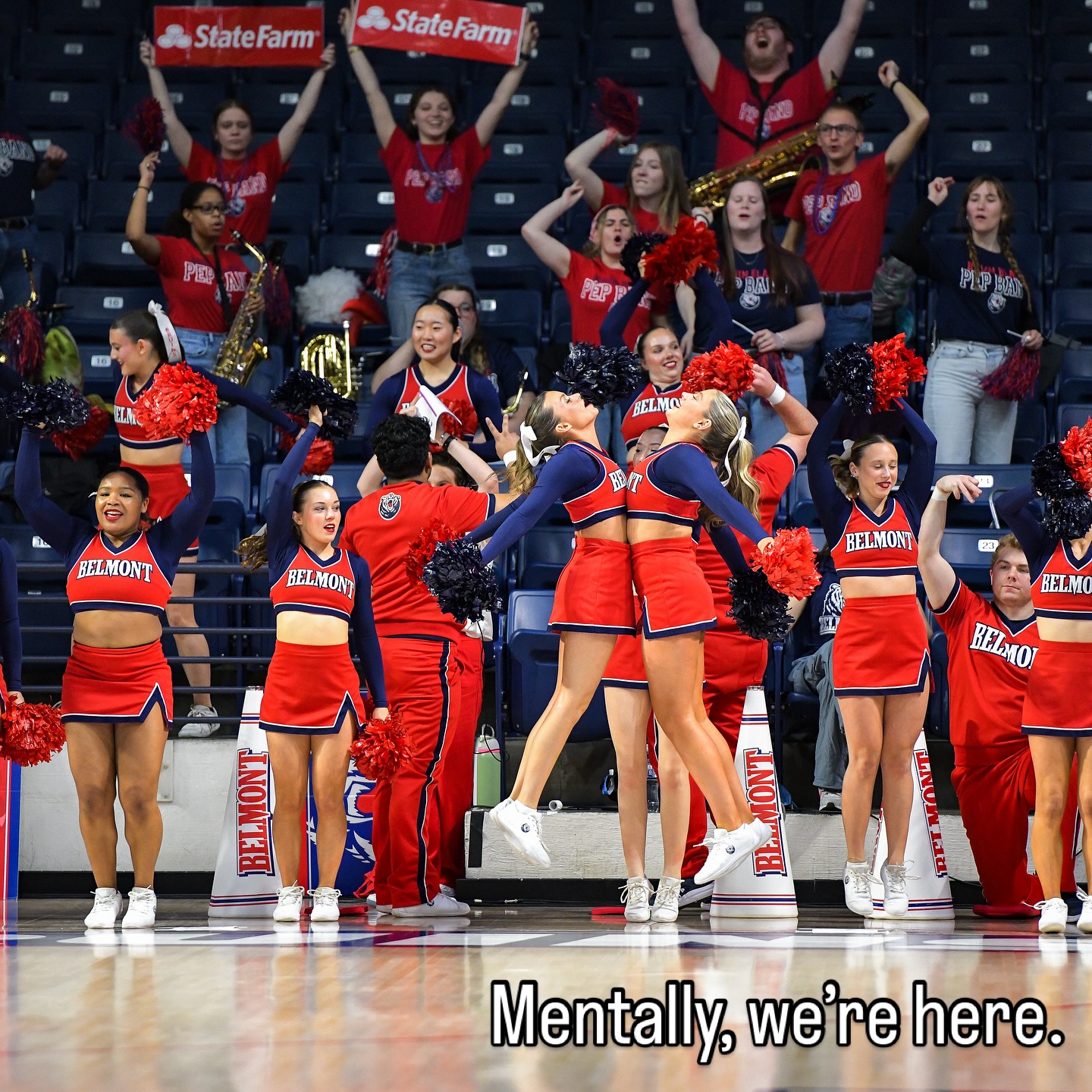 Belmont University... - Belmont University Cheerleaders