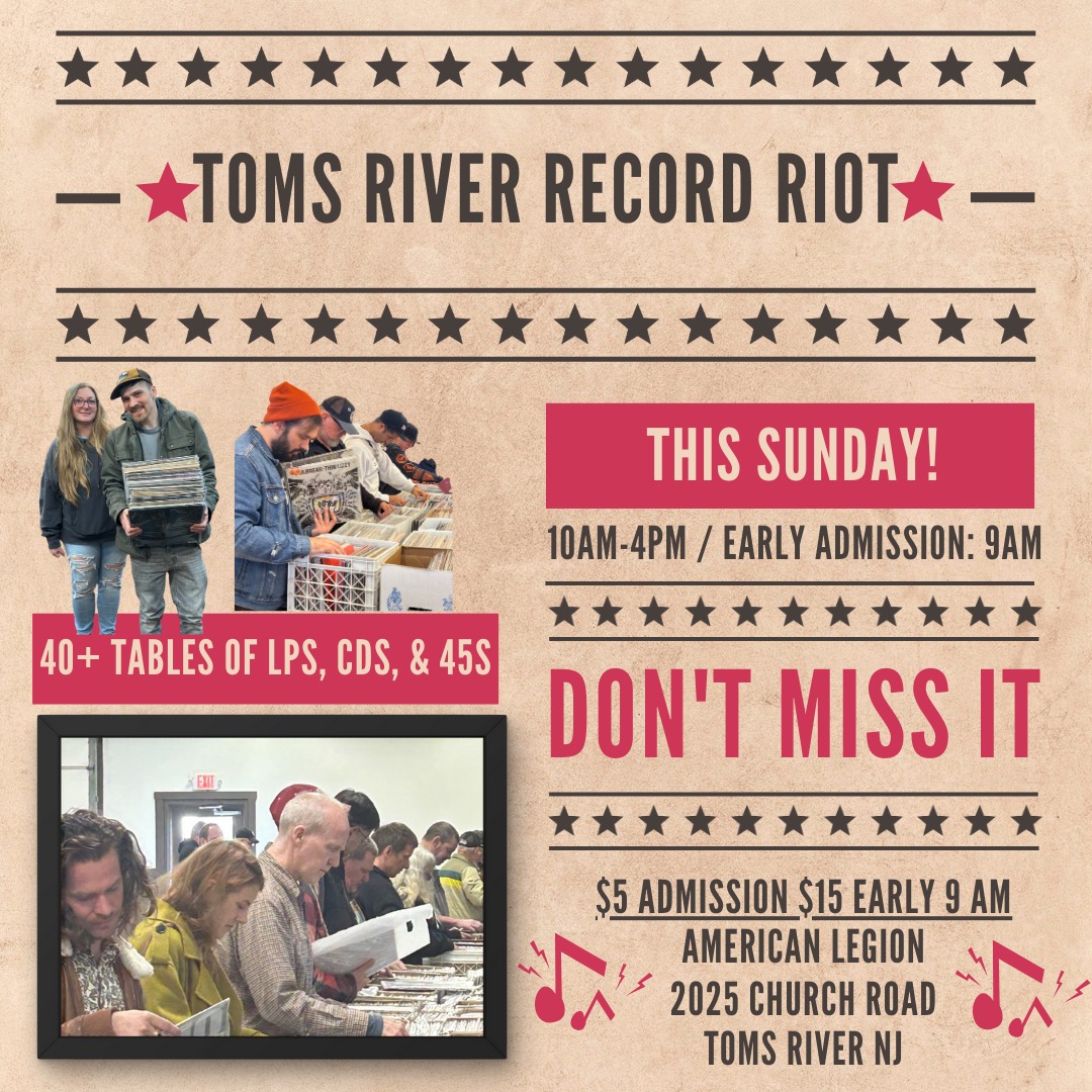 Record Riots - VINYL CRAZY IN TOMS RIVER! 🎶 Record Riot... | Facebook