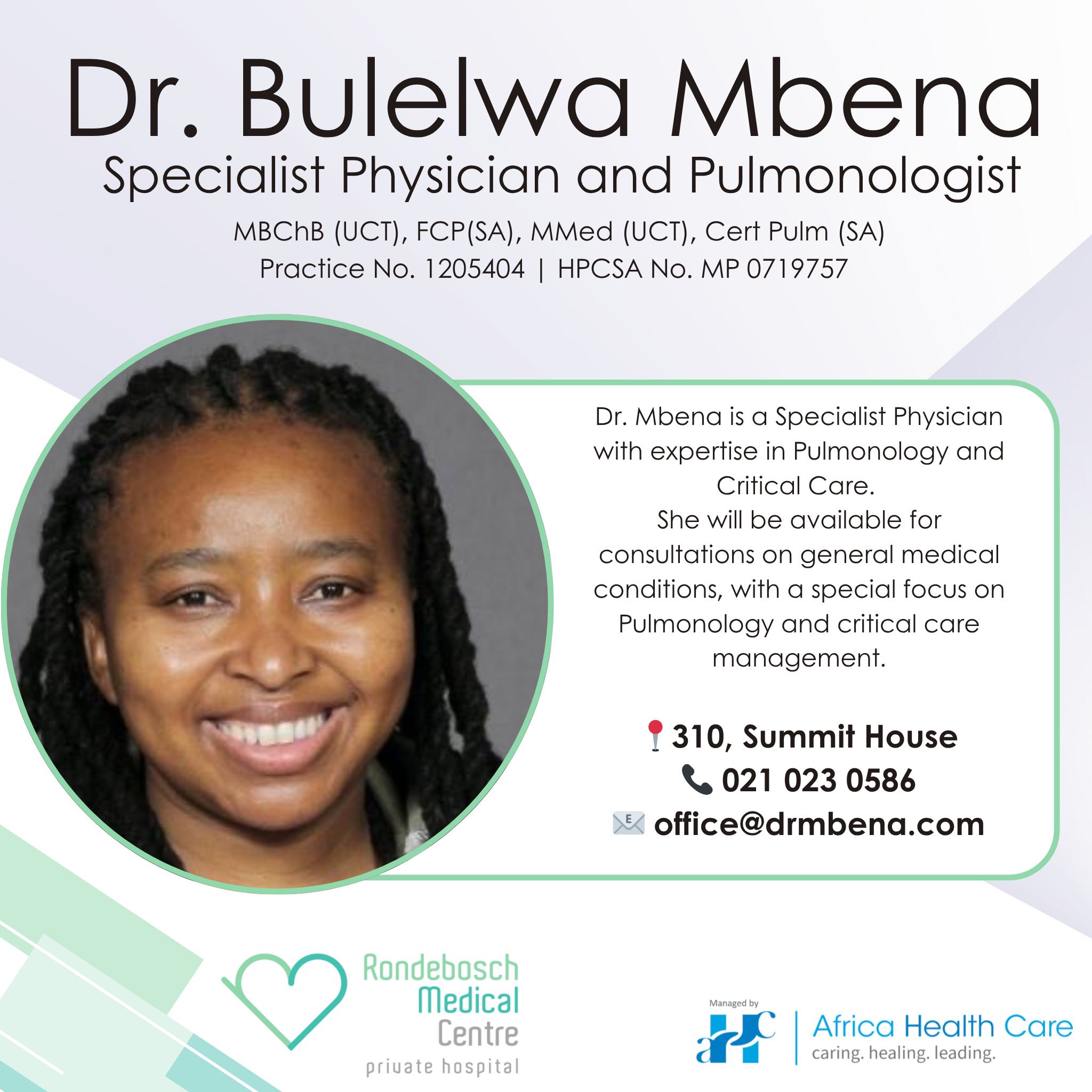 Rondebosch... - Rondebosch Medical Centre Private Hospital