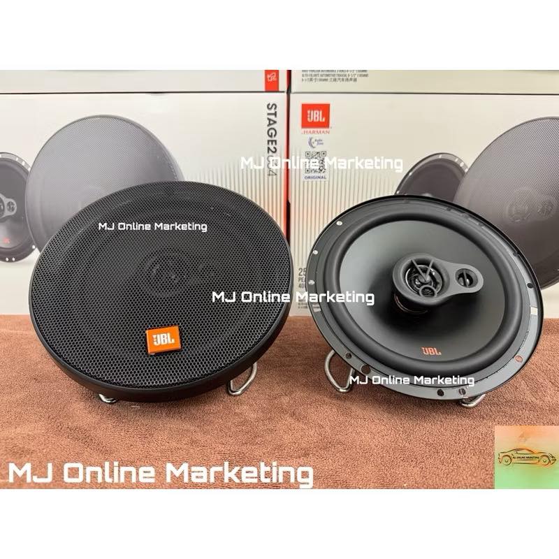 The JBL Stage2 634 is a 6.5-inch (160mm) 3-way coaxial car speaker