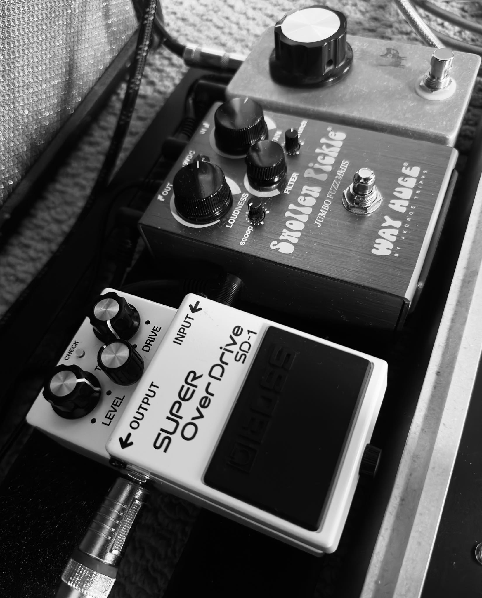 The Sd-1 surprised me, swapped out the ts9 to see if I liked the Boss