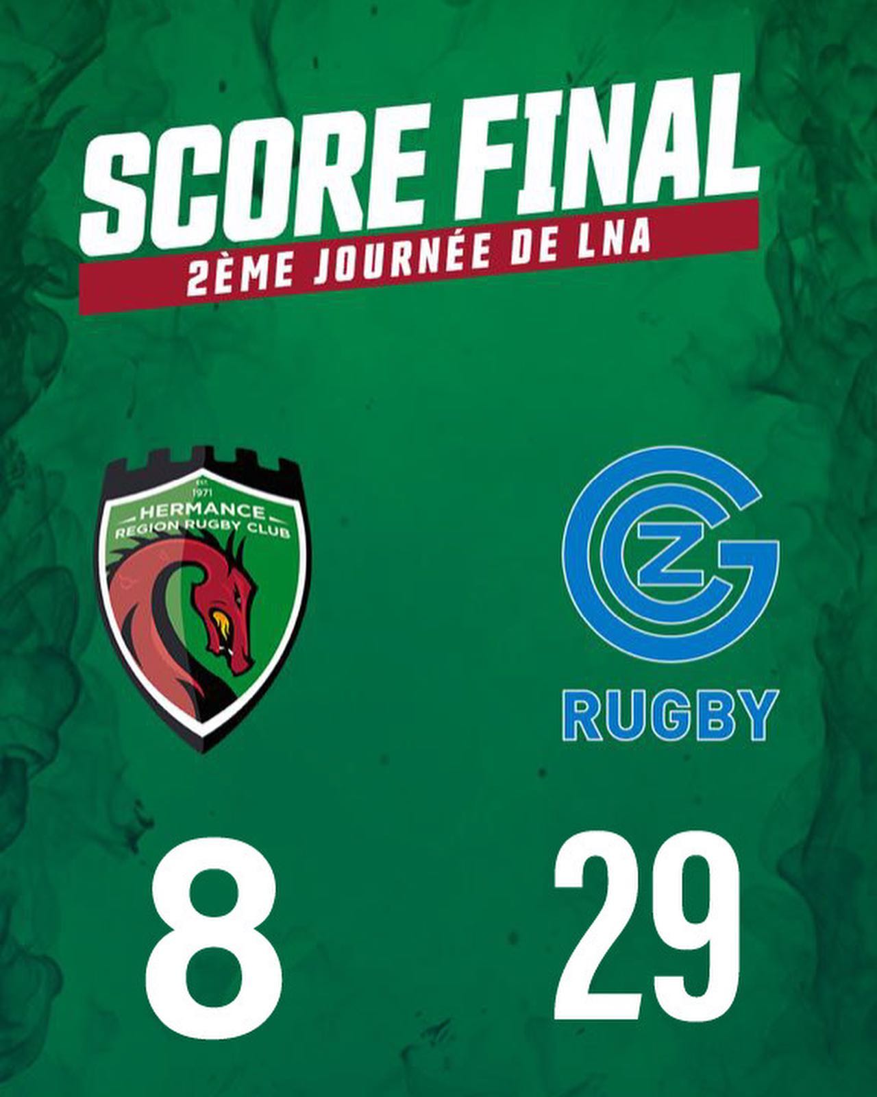 🚨 Pour le premier match de la... - Hermance Region RUGBY CLUB