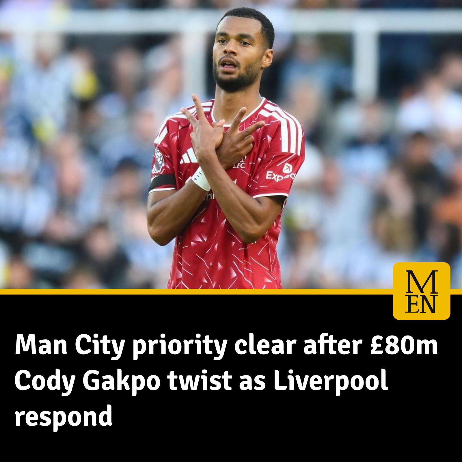 Liverpool reject bumper £80m Man City offer for Gakpo